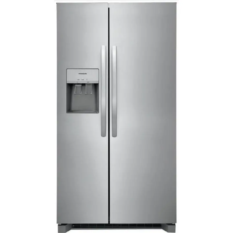 Frigidaire 33-Inch Side-By-Side Refrigerator – 22.2 Cu. Ft., Ice & Water Dispenser, Model Frss2323As 1