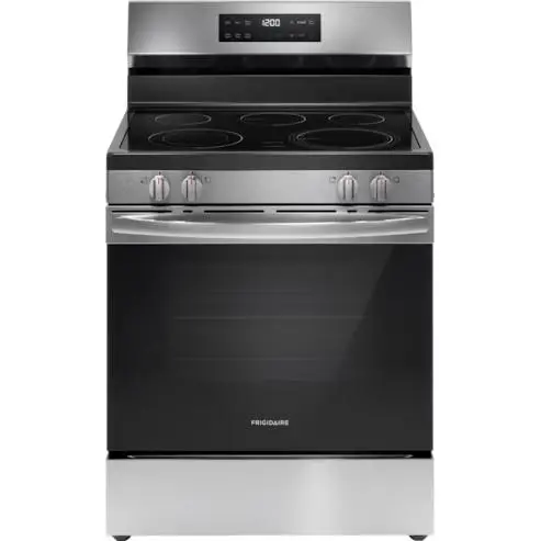 Frigidaire Freestanding Electric Range – 30", Even Baking Tech (Fcre306Cas) 1
