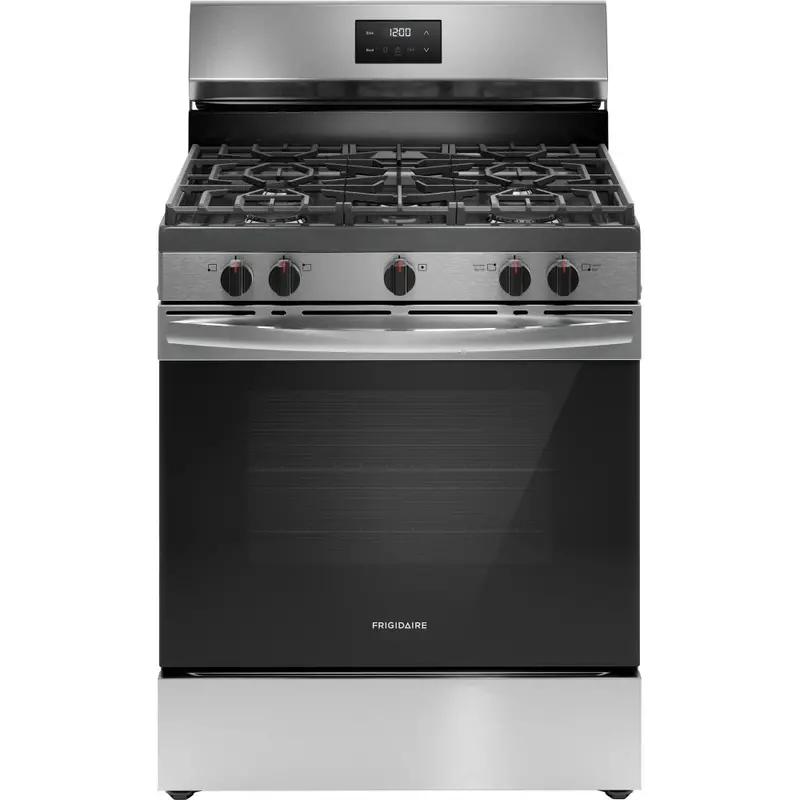 Frigidaire Freestanding Gas Range – 30", 5-Burner Configuration (Fcrg3052Bs) 1