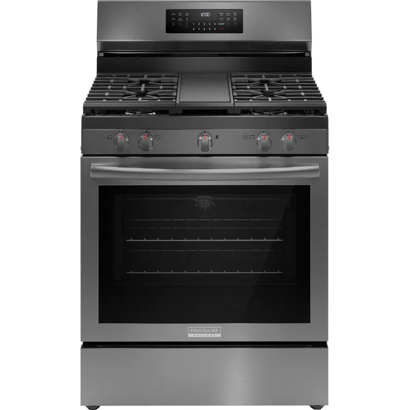 Frigidaire Gallery Freestanding Gas Range With Air Fry – 30" (Gcrg3060Bd) 1