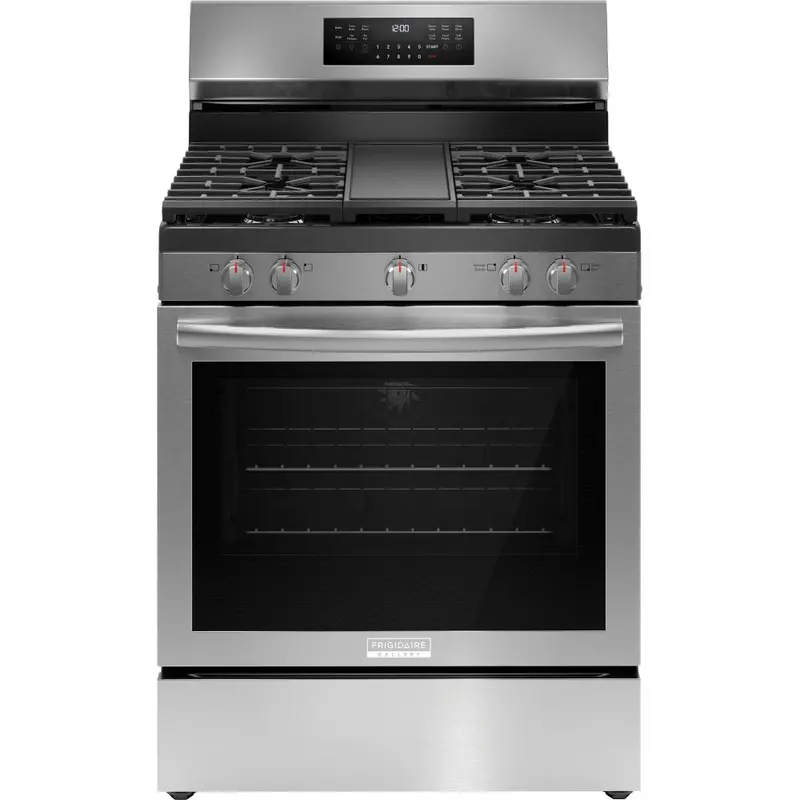 Frigidaire Gallery Freestanding Gas Range With Air Fry – 30" (Gcrg3060Bf) 1