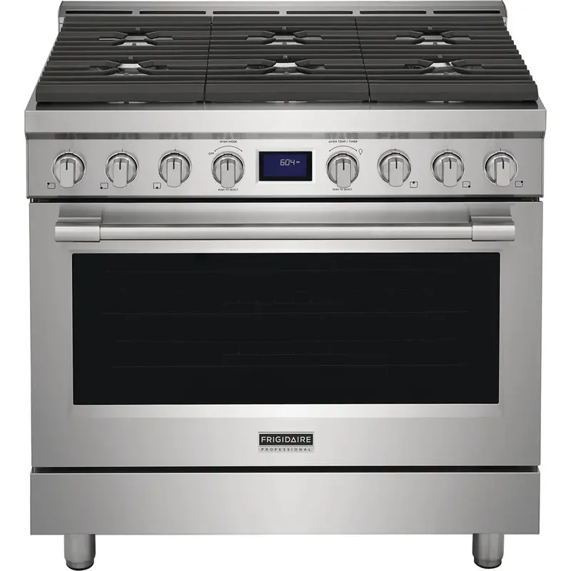 Frigidaire Professional Pcfg3670Af 36-Inch Freestanding Gas Range With True Convection And Precise Simmer 1