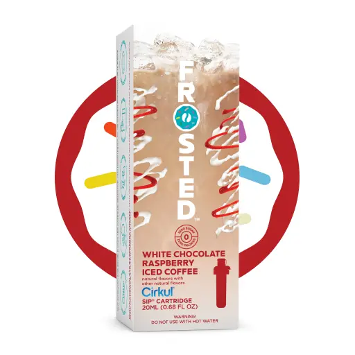 Frosted White Chocolate Raspberry Iced Coffee Reward Choice 1