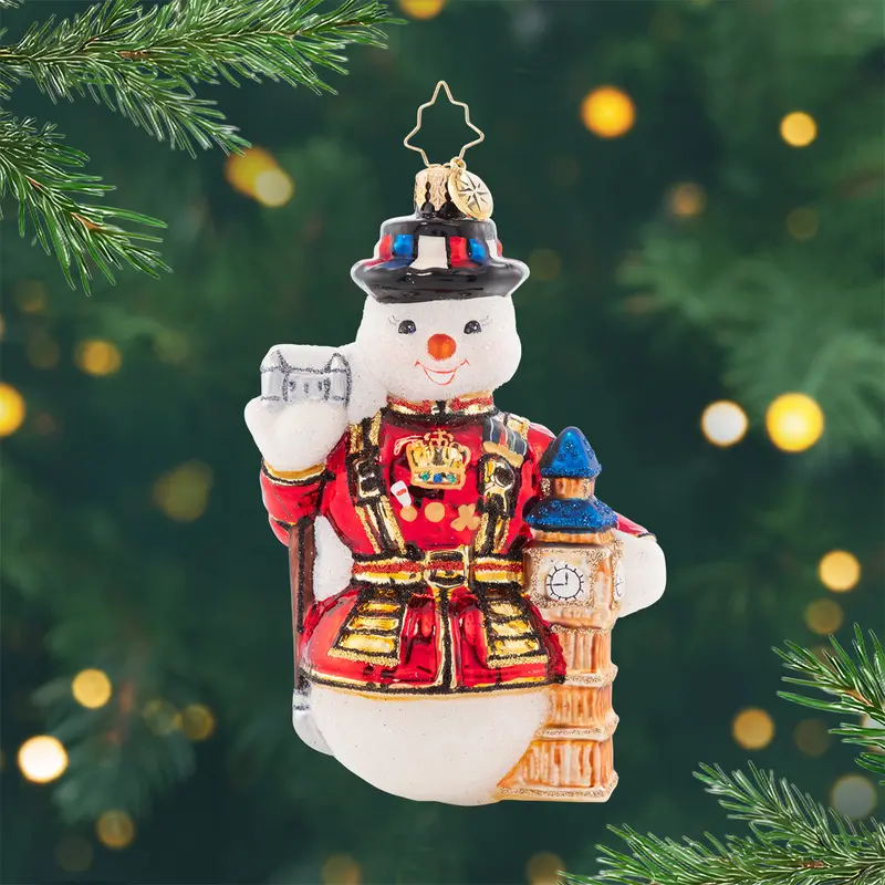 'Frosty Friend & Big Ben' London-Inspired Duo Ornament 1