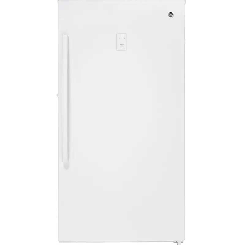 Ge 14.1 Cu. Ft. Upright Freezer With Led Lighting – White (Fuf14Dlrww) 1