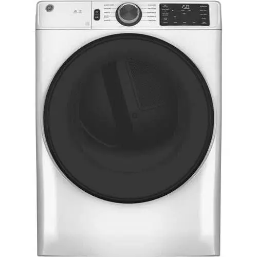 Ge Gfd55Gssnww 7.8 Cu.Ft. Gas Dryer With Auto Dry Sensing 1