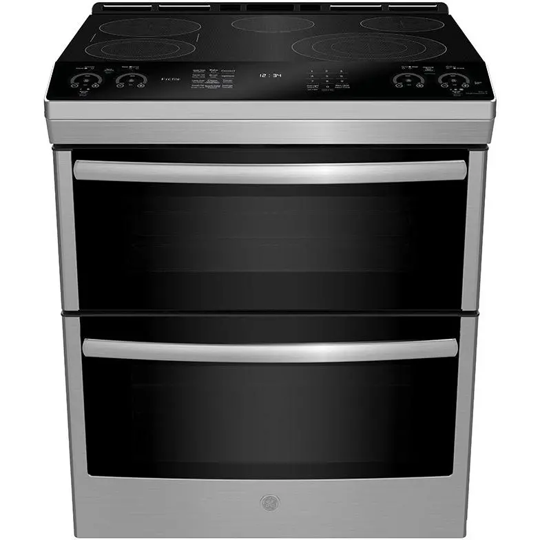 Ge Profile 30" Slide-In Electric Range With True European Convection – Pcs980Ymfs 1
