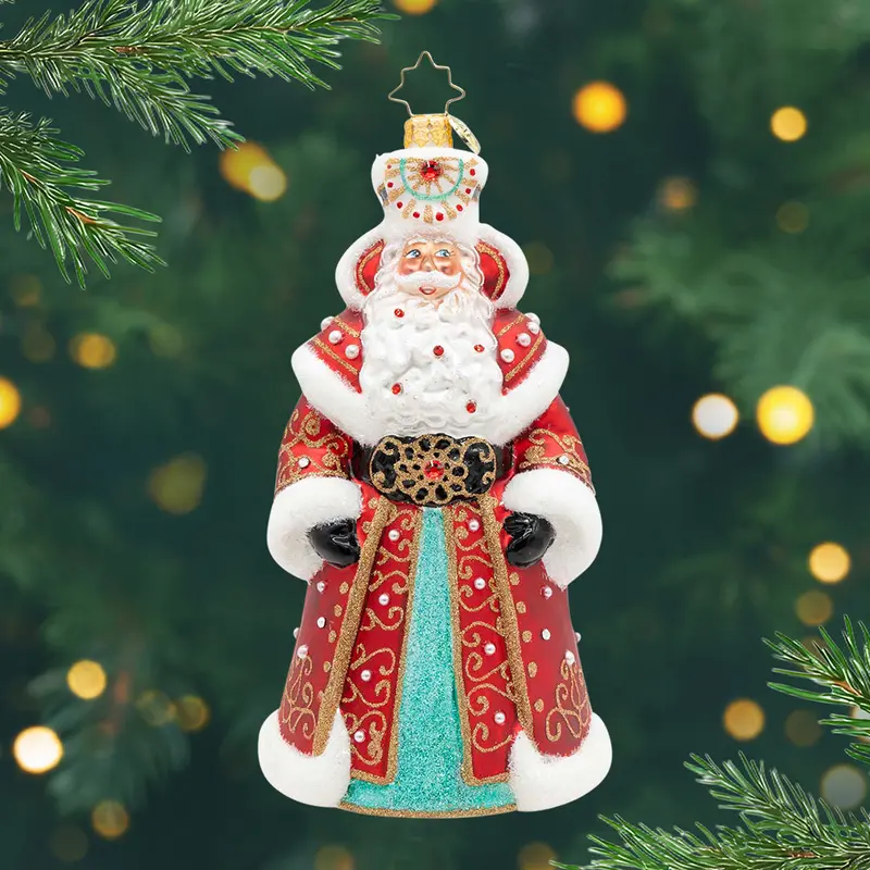 Gilded Majesty Santa Signed Figurine 1