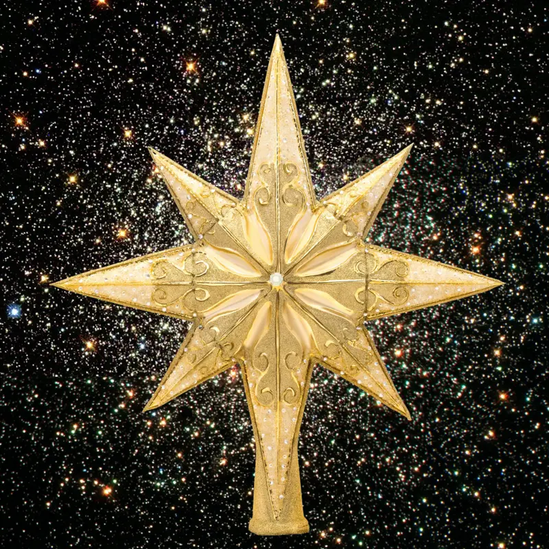 Golden Luster Tree Topper 1