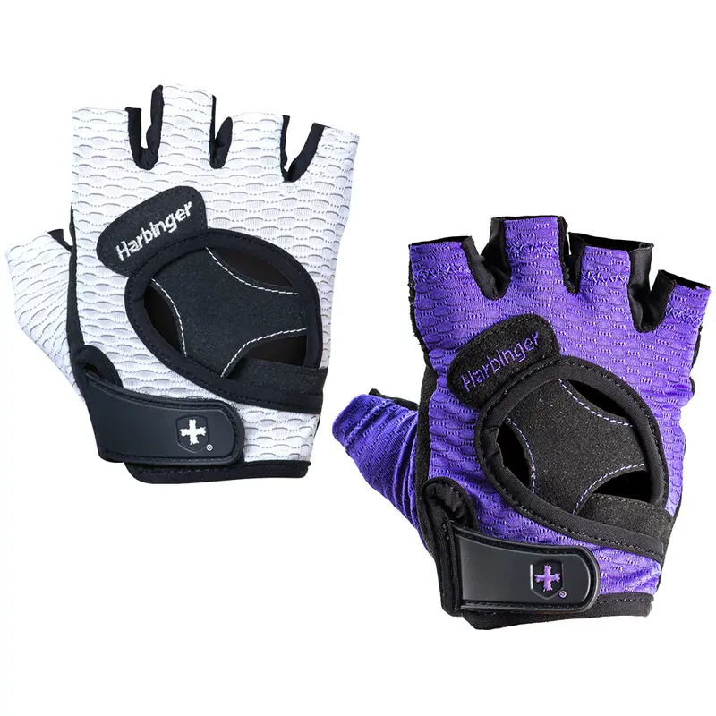 Harbinger Flexfit Gym Gloves For Women – Flexible, Non-Slip Training Gloves 1