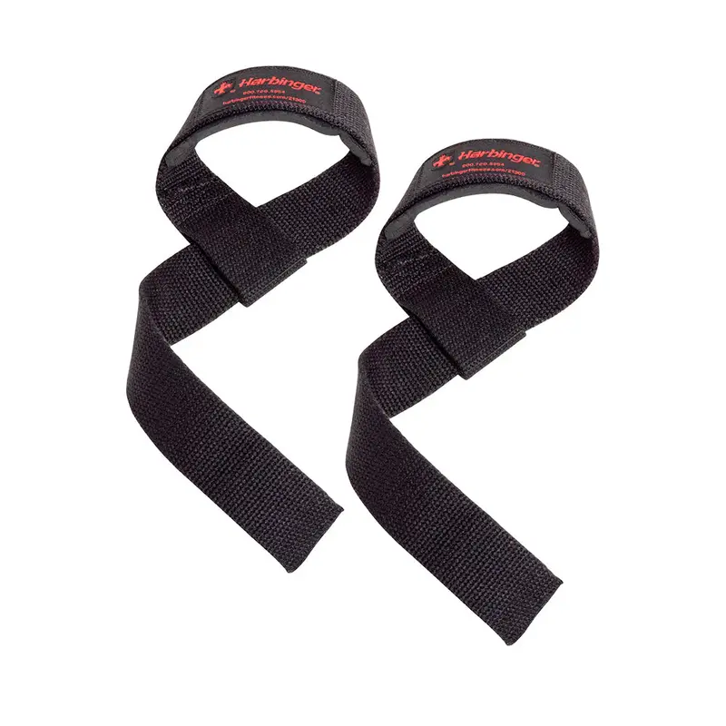 Harbinger Padded Cotton Lifting Straps – Heavy-Duty Assistance For Pull Exercises (Model 21300) 1
