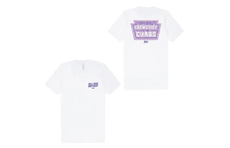 'Hell Yeah Mother' Crew Chief Chaos Line T-Shirt 1