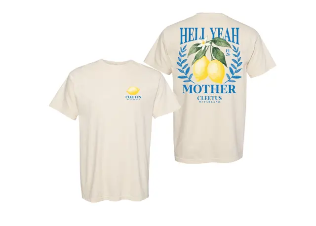 'Hell Yeah Mother' Lemon-Themed Graphic T-Shirt 1