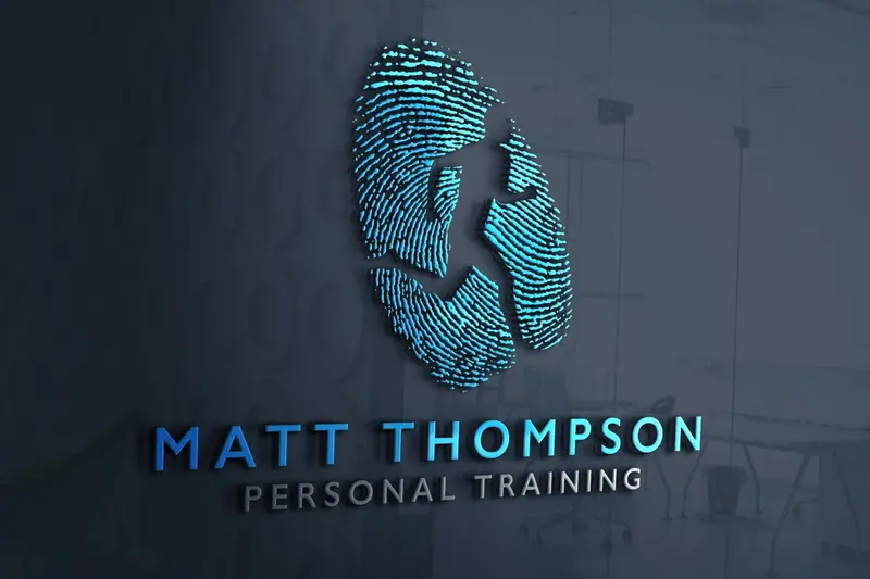 High-Energy Fitness Trainer Logo For Coaches And Wellness Studios 1