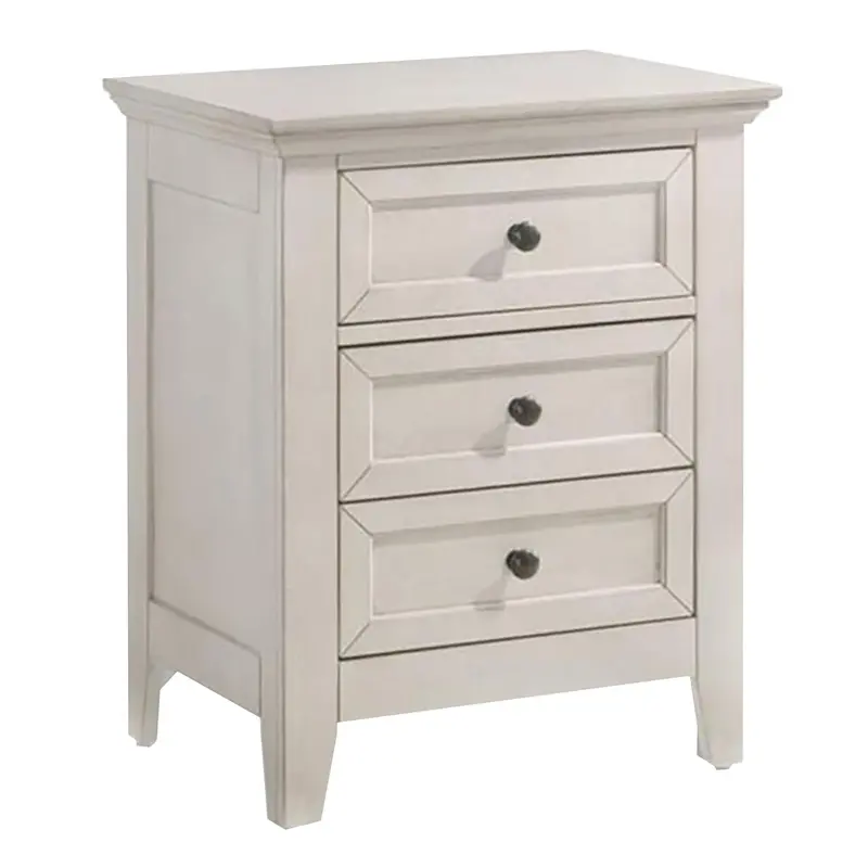 Intercon Furniture San Mateo 3-Drawer Nightstand With Clean Lines 1