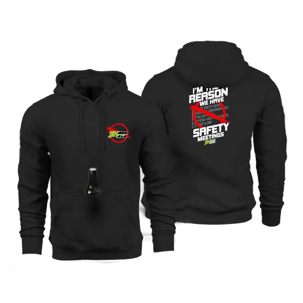 Jh’S Safety Meeting Pullover Hoodie – Reflective Detailing 1