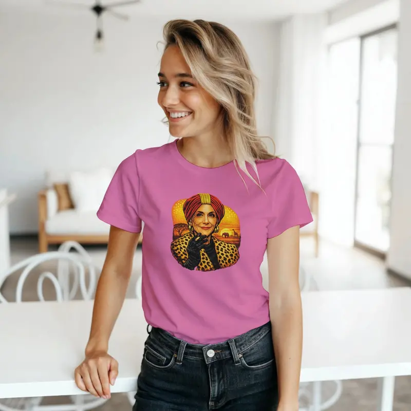 Karen Blixen Pop Art T-Shirt – Literary Icon Graphic Tee For Women 7