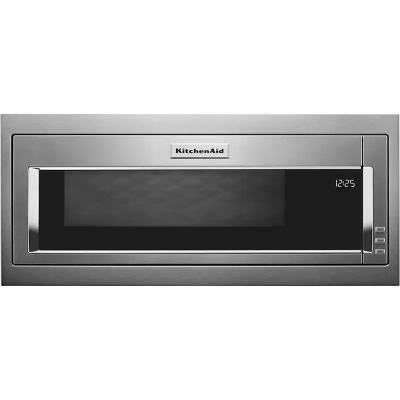 Kitchenaid 1.1 Cu. Ft. Built-In Microwave With Hidden Controls – Black Stainless 1