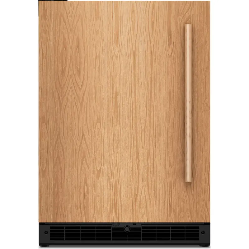 Kitchenaid 24-Inch Glass-Door Beverage Fridge – Wood-Front Racks, Stainless Steel (Kubl524Spa) 1