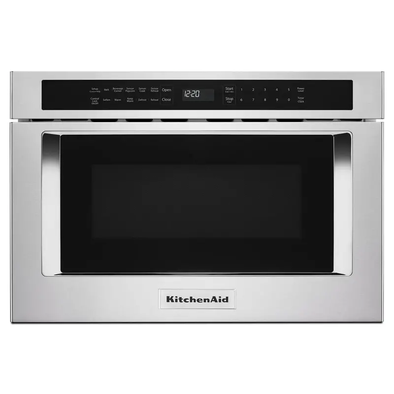 Kitchenaid 24" Under-Counter Microwave Drawer – 1.2 Cu. Ft., Built-In Installation (Kmbd104Gss) 1