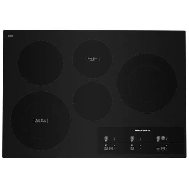 Kitchenaid 30" Even-Heat™ Built-In Electric Cooktop (Kces950Kss) 1