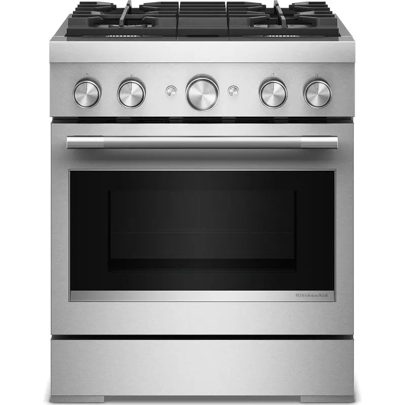 Kitchenaid 30" Freestanding Dual-Fuel Commercial-Style Range – Kfds930Sss 1