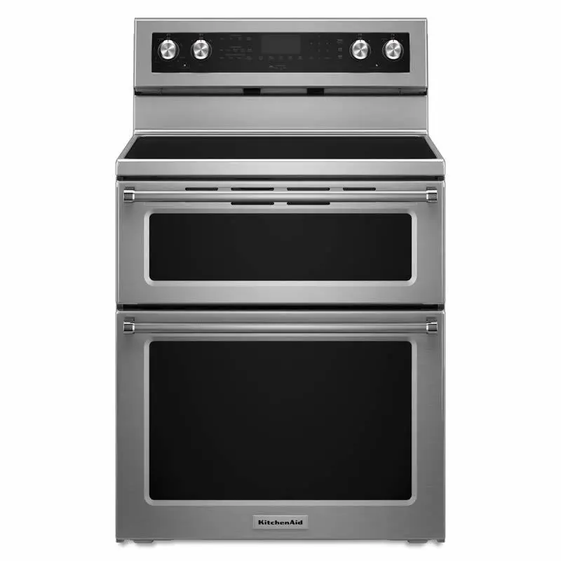 Kitchenaid 30" Freestanding Electric Range With Self-Cleaning Oven – Ykfed500Ess 1