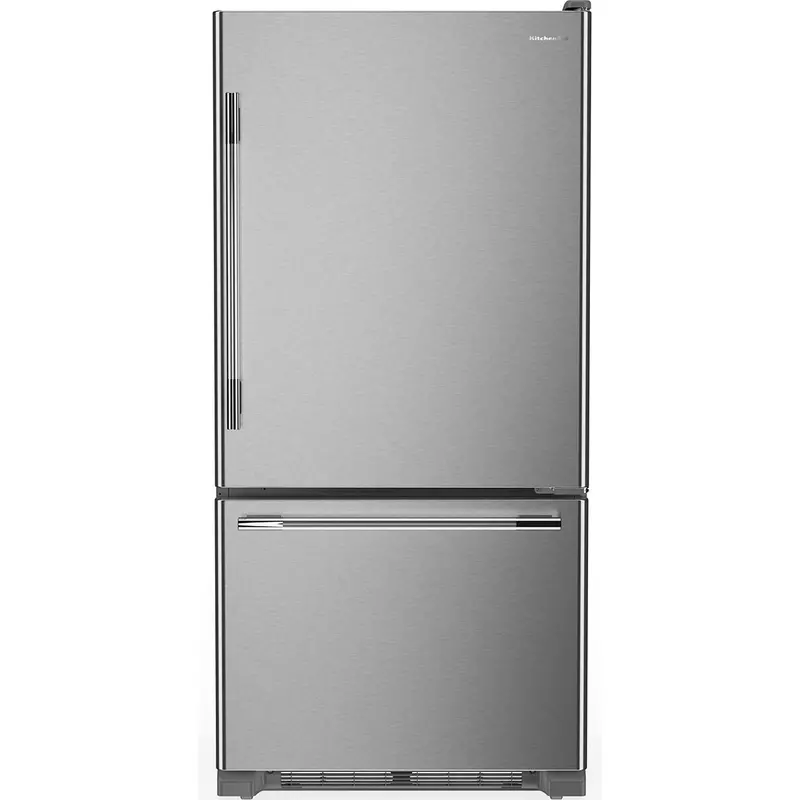 Kitchenaid 30-Inch Freestanding Bottom-Freezer Refrigerator – 19 Cu. Ft. Capacity (Krbr130Sps) 1