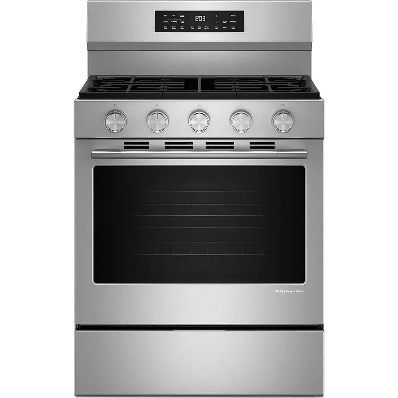 Kitchenaid 30-Inch Freestanding Gas Range Featuring True Convection (Kfgs330Tps) 1