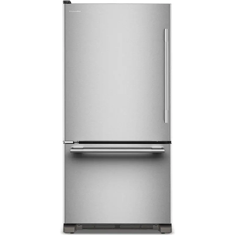 Kitchenaid 33-Inch Bottom-Freezer Fridge – 22 Cu. Ft., Stainless Steel Cabinet (Krbl133Sps) 1