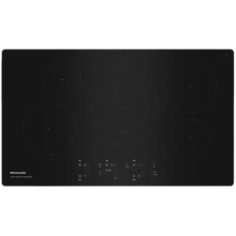 Kitchenaid 36" Built-In Induction Cooktop – Stainless Steel Finish (Kcig556Jss) 1