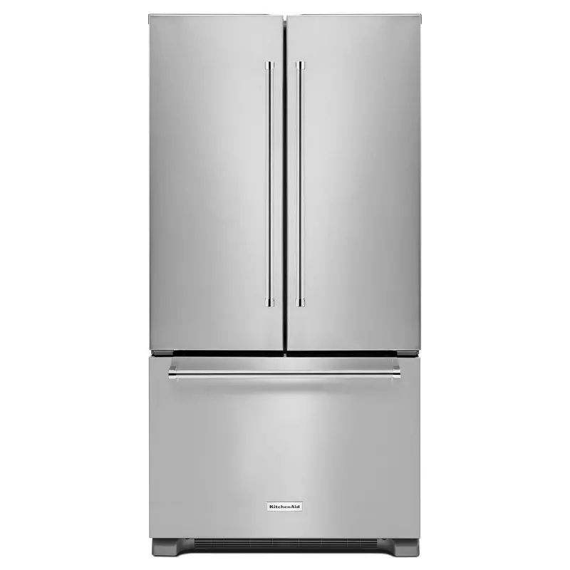 Kitchenaid 36" Counter-Depth French-Door Refrigerator (22 Cu. Ft.) With Interior Water Dispenser – Krfc302Ess 1