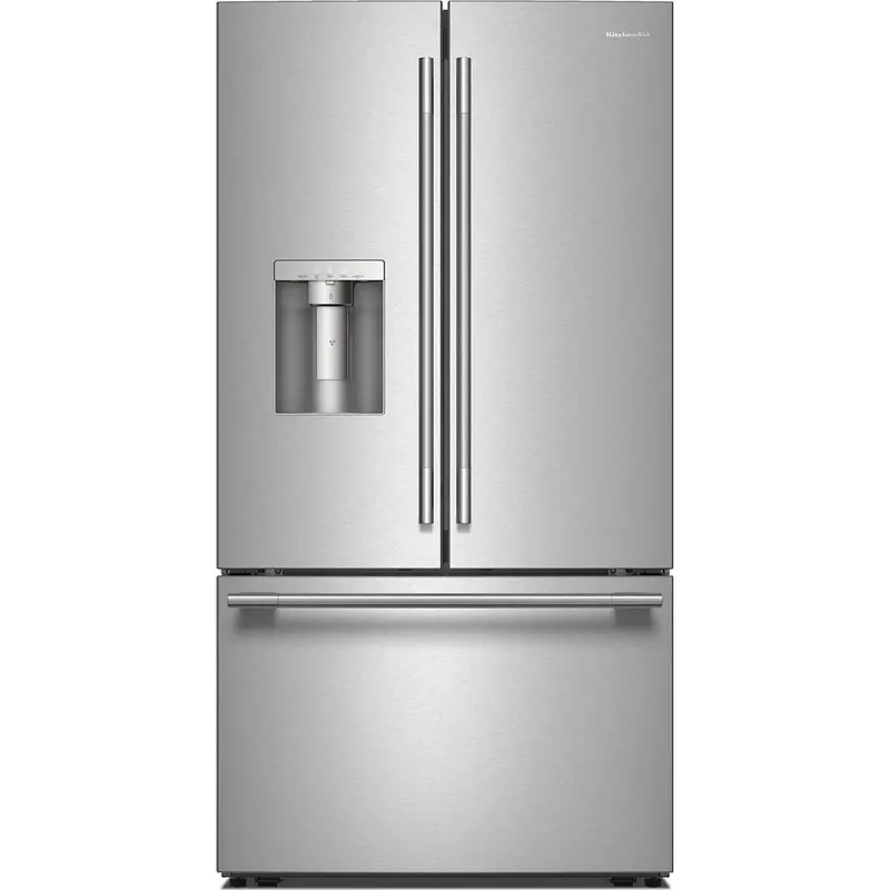 Kitchenaid 36-Inch French-Door Refrigerator With Ice & Water Dispenser – Krff436Sps 1