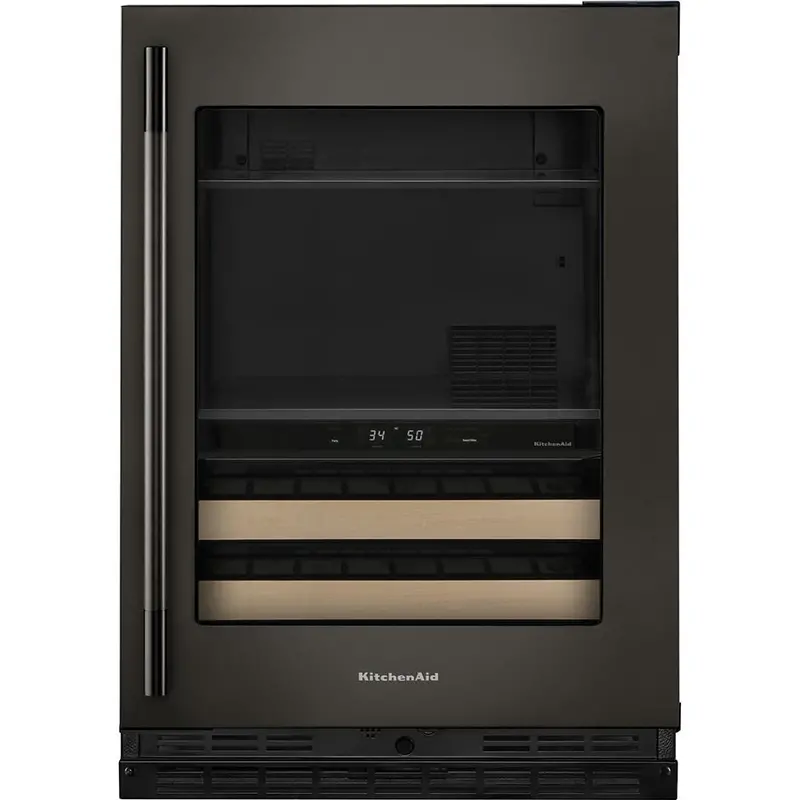 Kitchenaid 4.89 Cu. Ft. Undercounter Dual-Zone Cooler With Customizable Storage – Kubr524Sbe 1