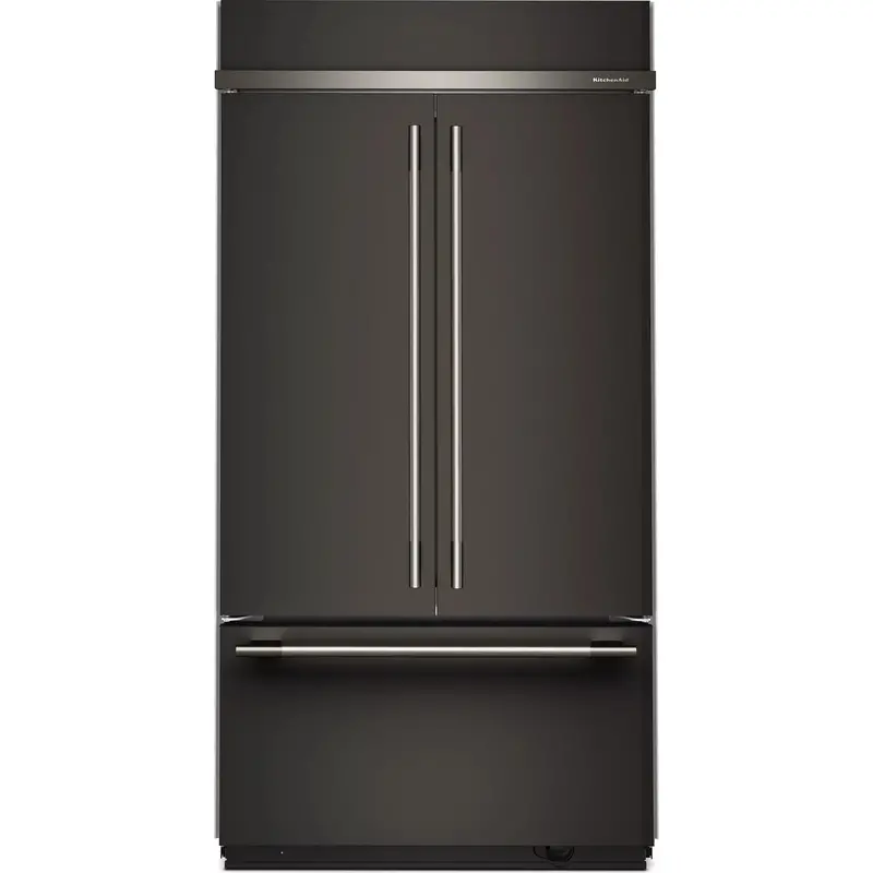Kitchenaid 42" Built-In French-Door 3-Section Refrigerator – 24.2 Cu. Ft., Kbfn542Sbe 1