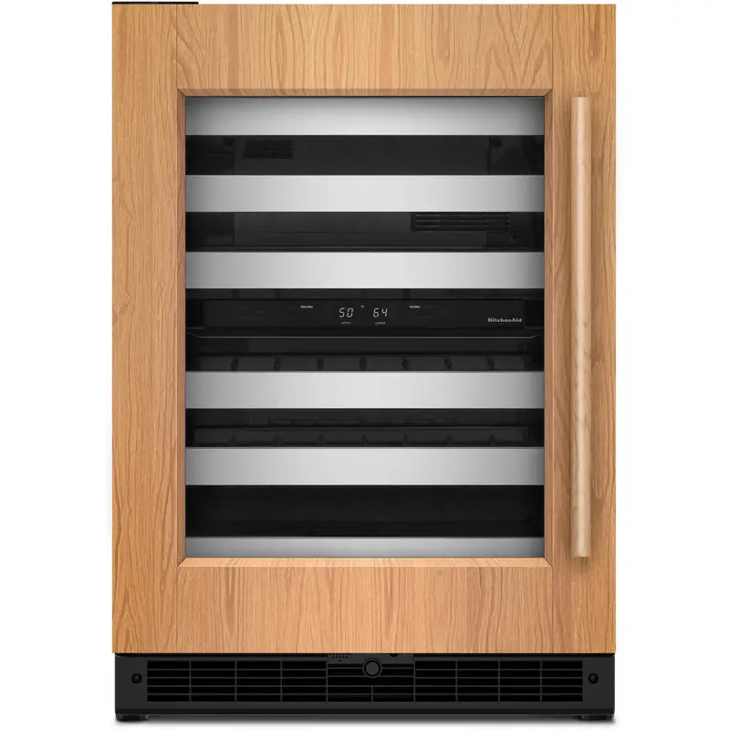 Kitchenaid 46-Bottle Dual-Zone Wine Cooler – Stainless Steel Finish (Kuwl324Spa) 1