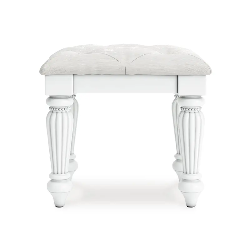 Kozlani Vanity Stool – Upholstered Beauty Station Accent Seat 1