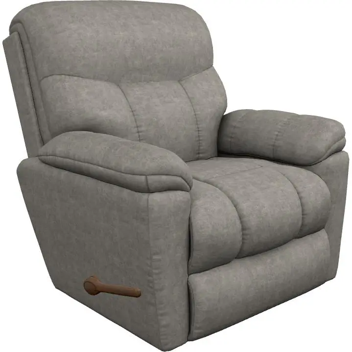 La-Z-Boy Morrison Manual Rocking Recliner In Charcoal Upholstery 1