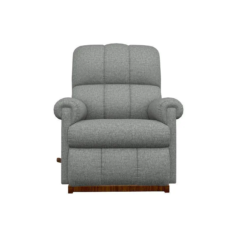 La-Z-Boy Vail Rocking Recliner – Greystone Textured Fabric 1