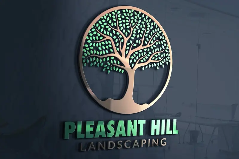 Landscaping Business Logo Featuring Lawn Care And Tree Imagery 1
