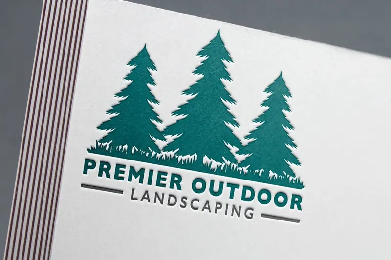 Landscaping Business Logo – Modern Lawn Maintenance & Arborist Brand Design 1