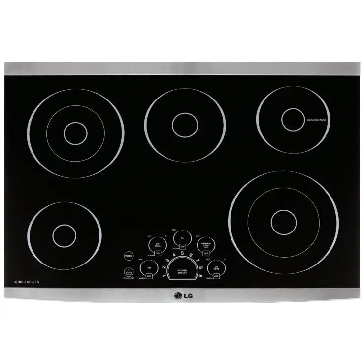 Lg Studio Lsce305St 30-Inch Built-In Electric Cooktop With Smoothtouch Controls 1