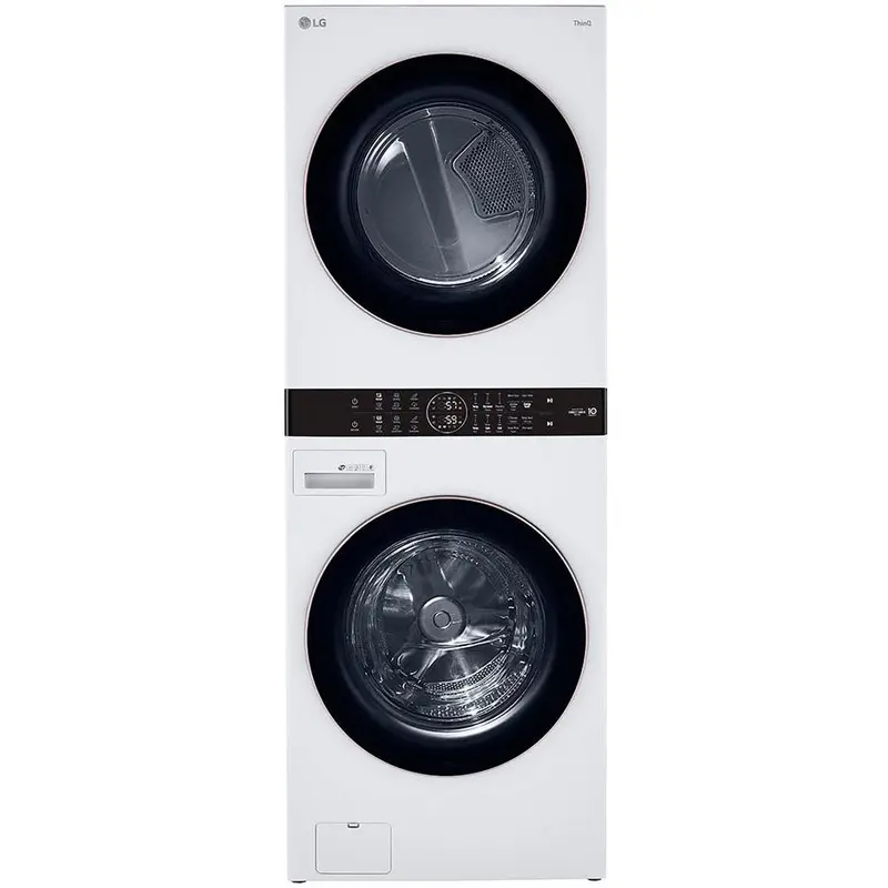 Lg Wke100Hwa Stacked Electric Laundry Center With Center Control 1