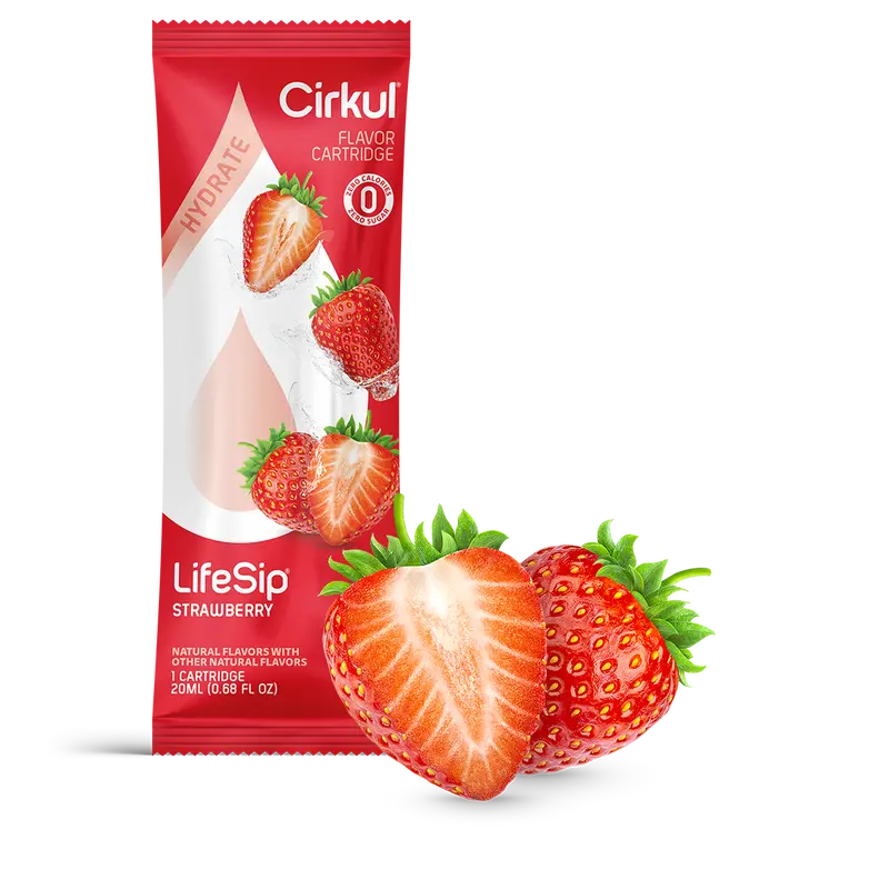 Lifesip Cartridge: Fresh Strawberry Flavor 1