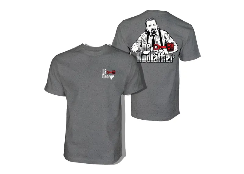 Ls George Rodfather Engine-Building Graphic Tee 2