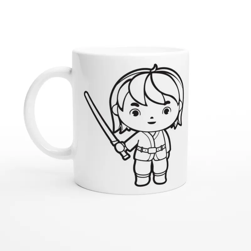 Luke Skywalker Star Wars Ceramic Mug (330 Ml) 1