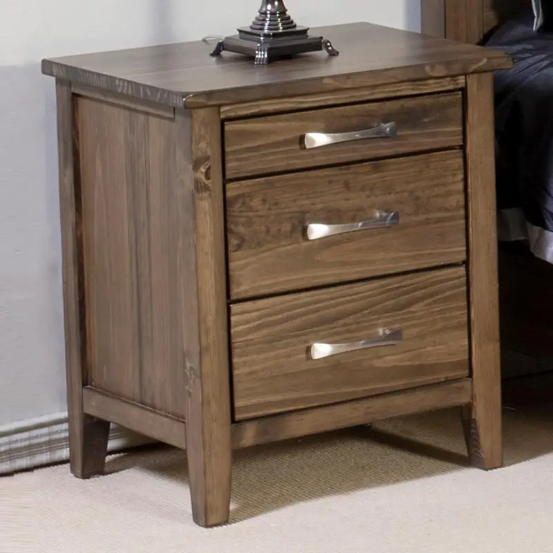 Mako Scarlet 4100 Solid Wood Nightstand 1