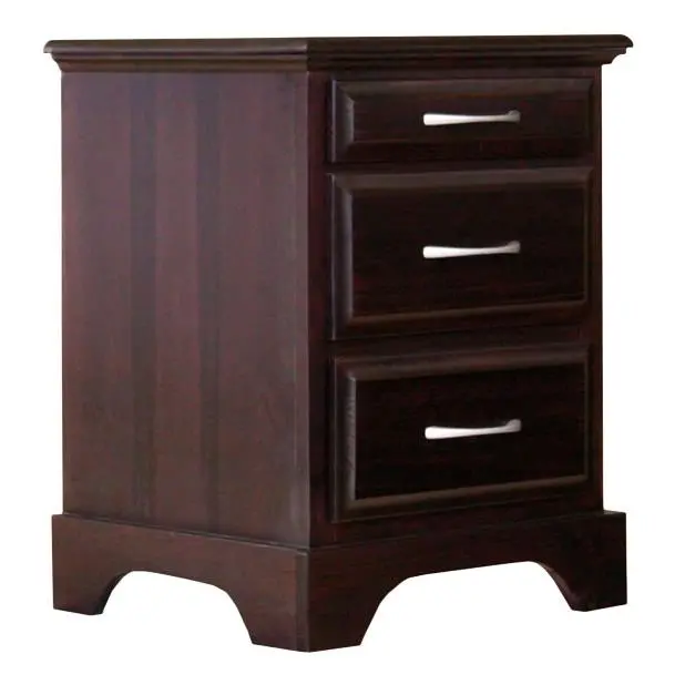 Mako Symphony 2900-65 Chocolate-Finished Nightstand – Solid Wood Design 1