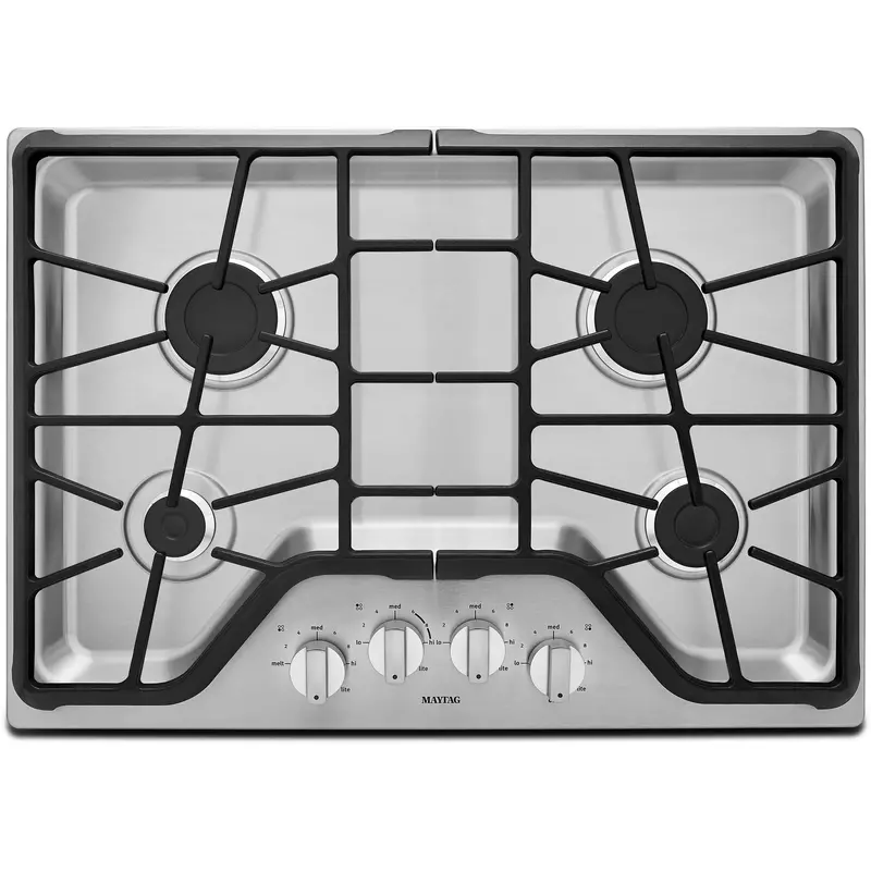 Maytag 30-Inch Built-In Gas Cooktop – Mgc7430Ds 1