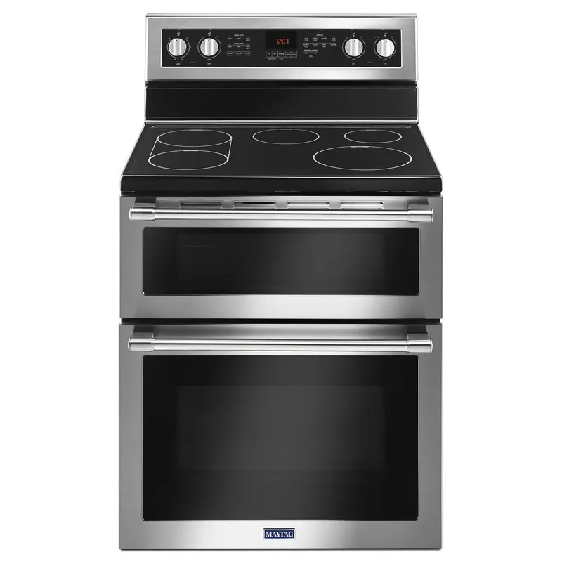 Maytag 30-Inch Freestanding Electric Range With Precision Power Element – Ymet8800Fz 1
